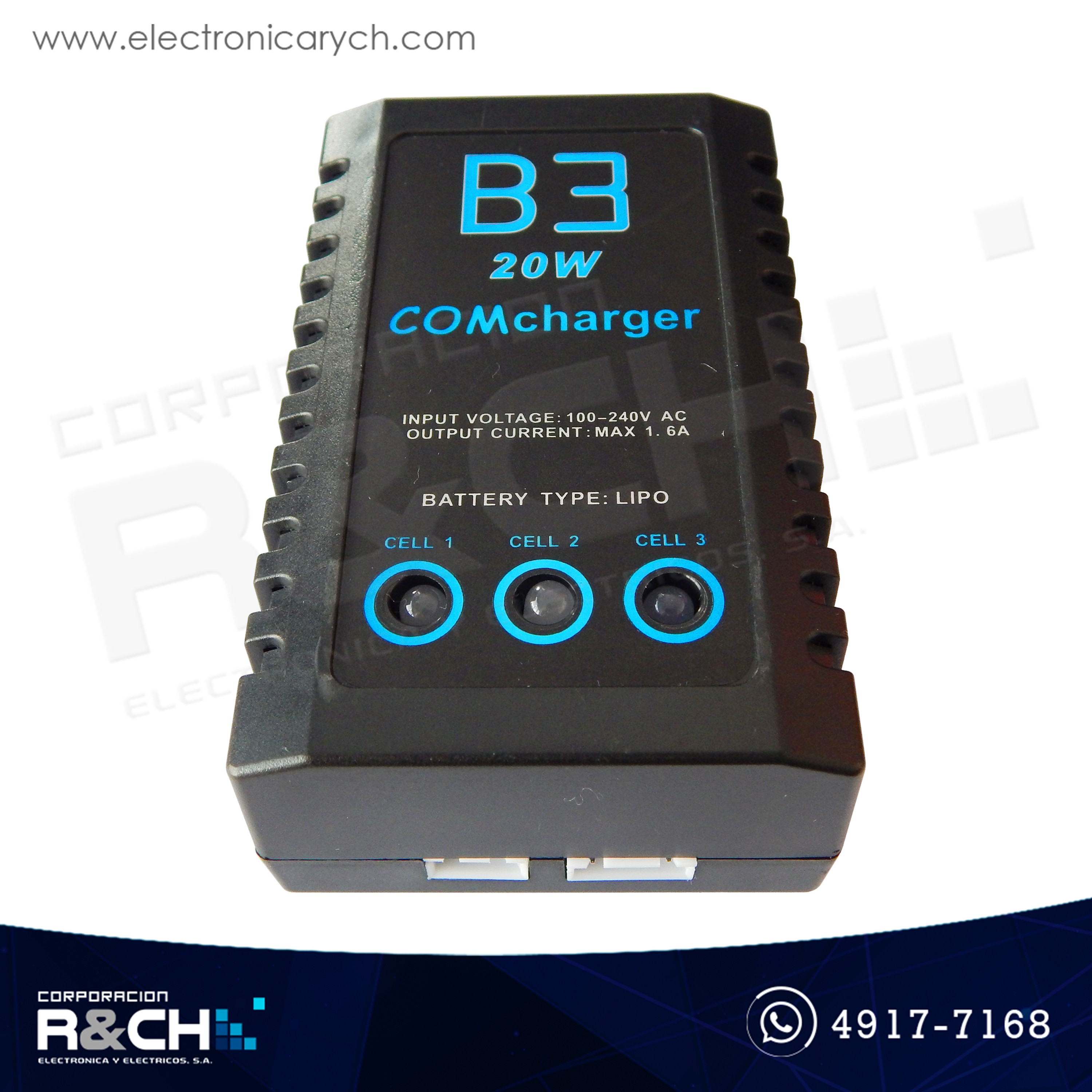 BT-B3P20 Cargador de Bateria Lipo 20W 2S 3S 7.4V 11.1V
