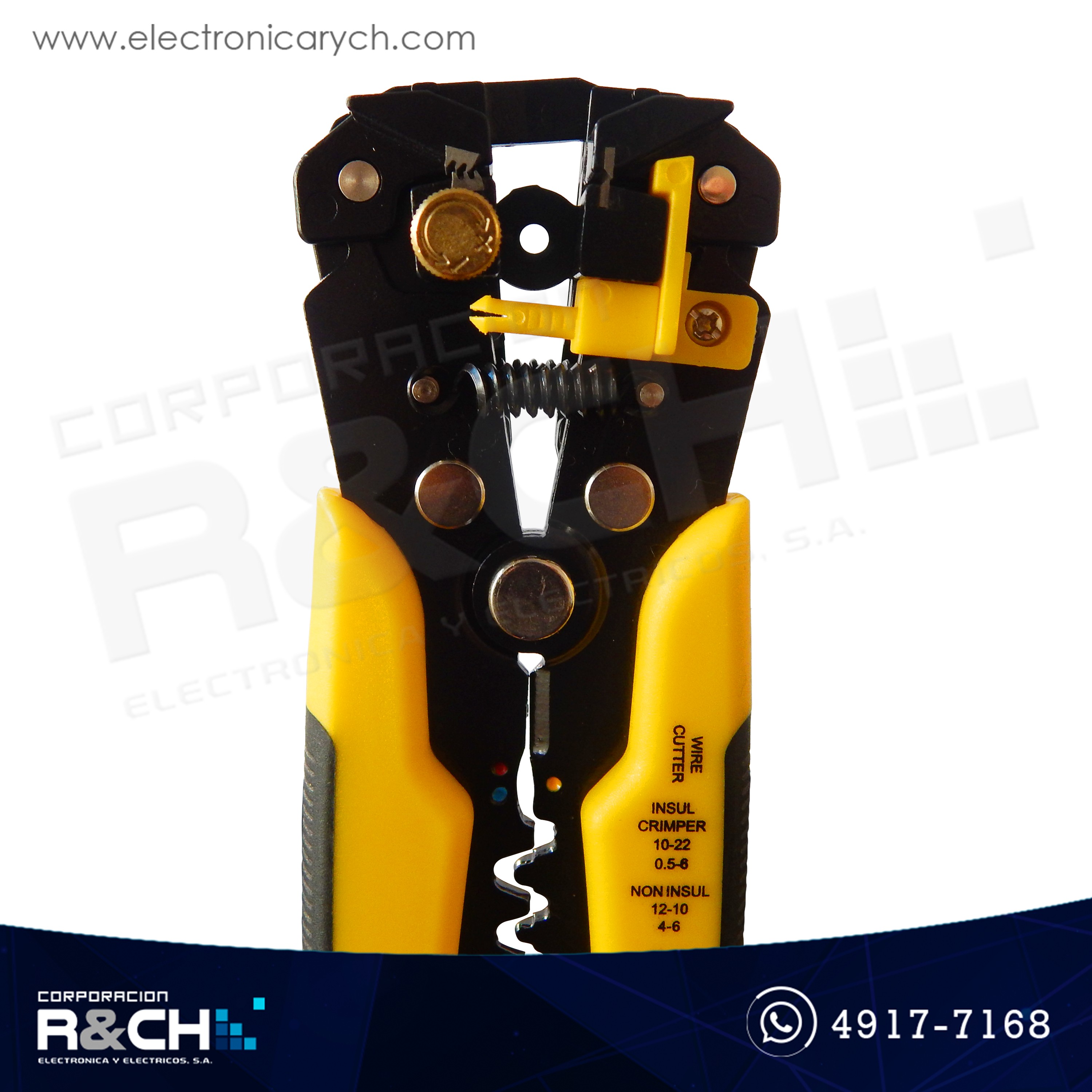 HM-1785 Pelador de cable ajustable 8&quot;