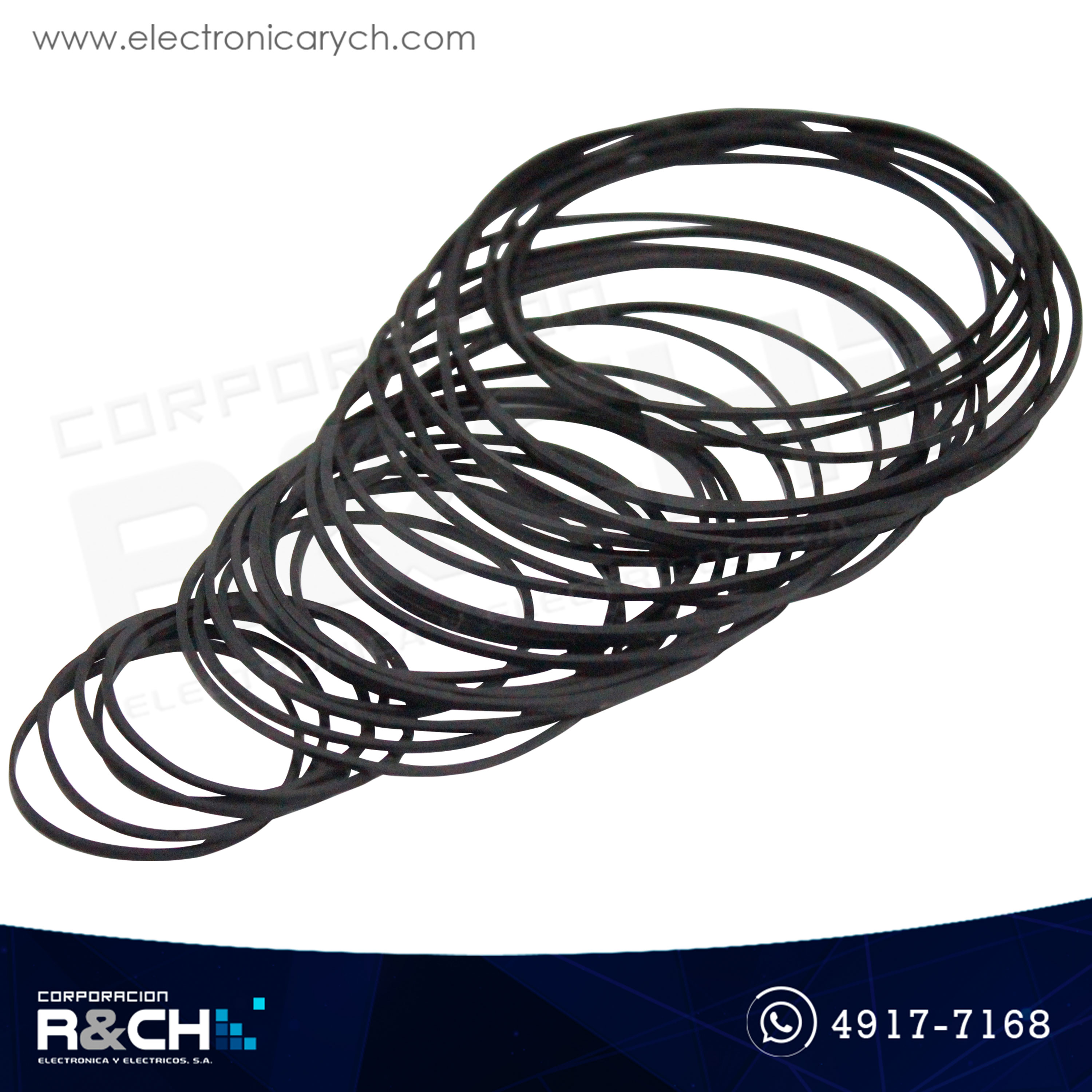 SX-3080 Set de Fajas de 30 a 80mm diametro delgadas
