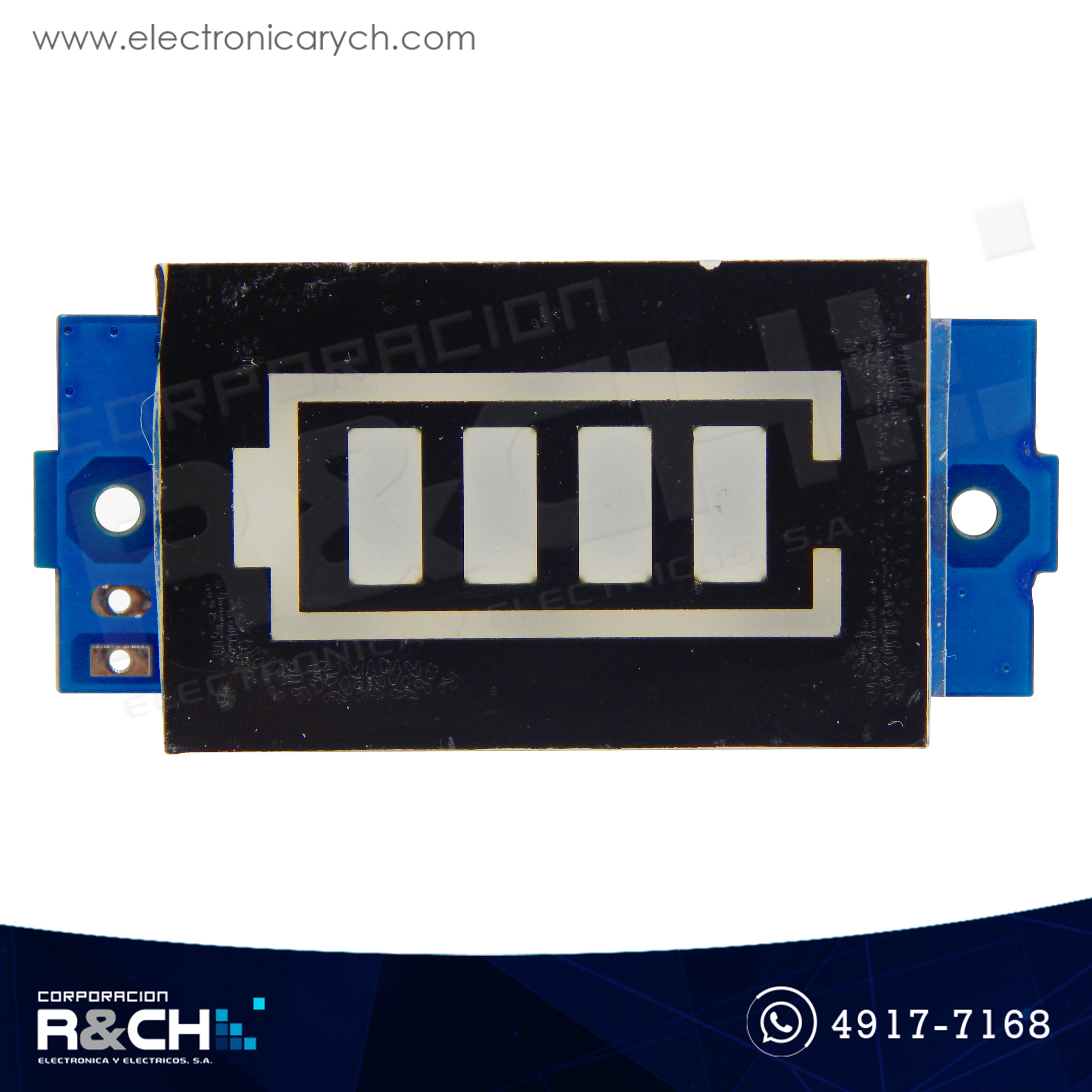 MD-126 Módulo Indicador de batería litio 3S 12.6V azul