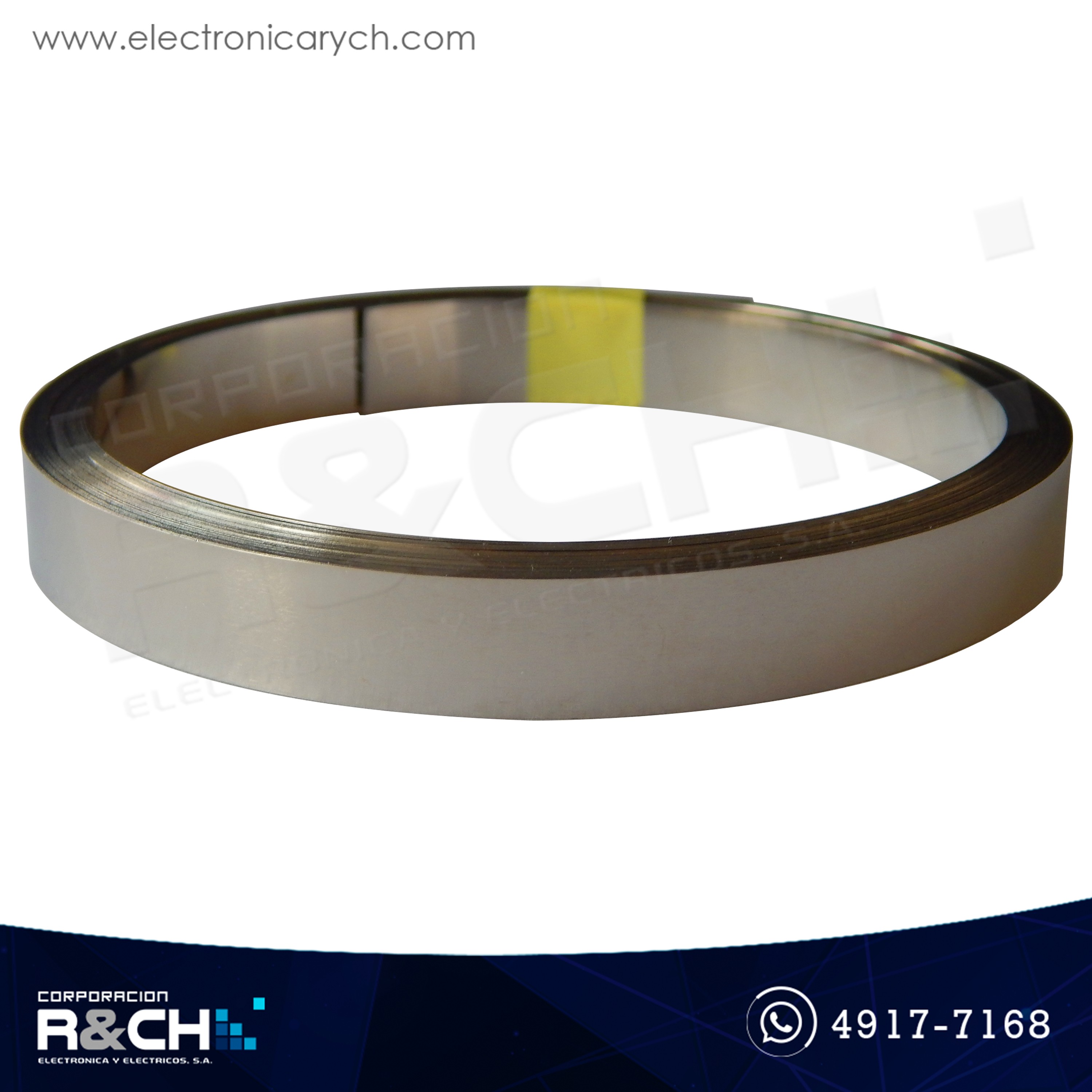 BT-T1010 Tira Acero Nickel Para Batería 18650 10mm