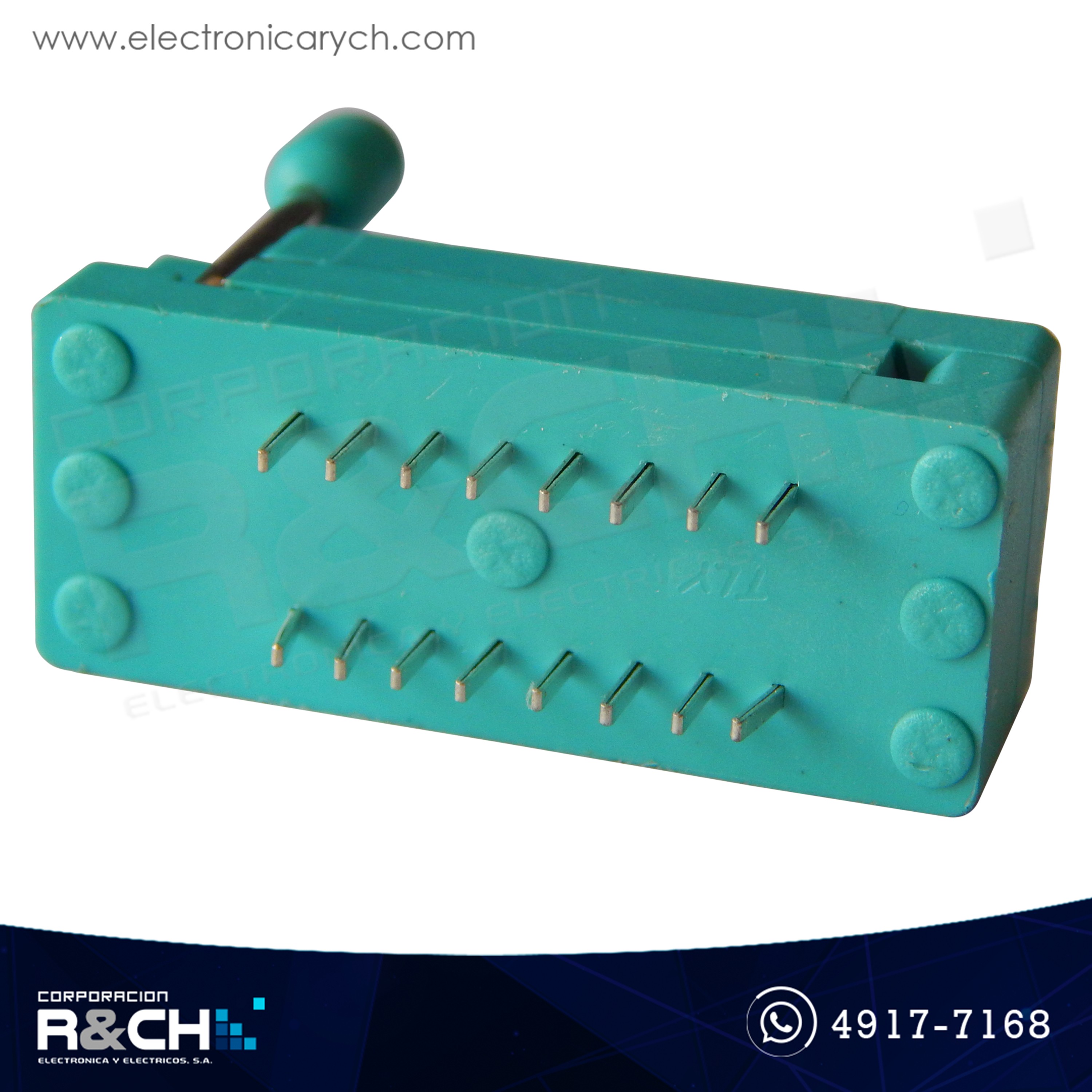 SK-16PZIF Socket ZIF 16 Pin