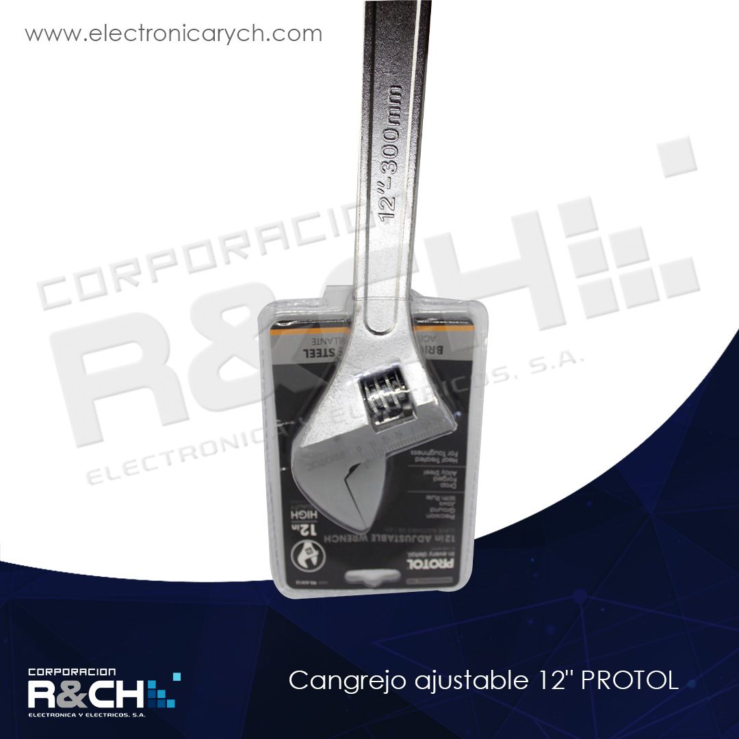 HM-90-AW12 cangrejo ajustable 12&quot; PROTOL