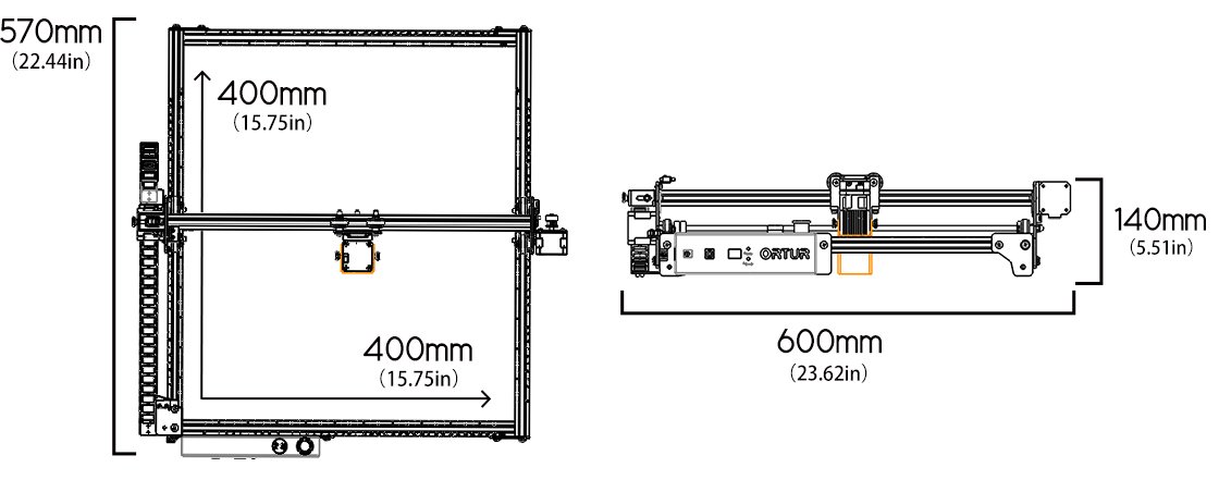HM-OLM2 Maquina Laser Master 2 Pro S2 4500mW