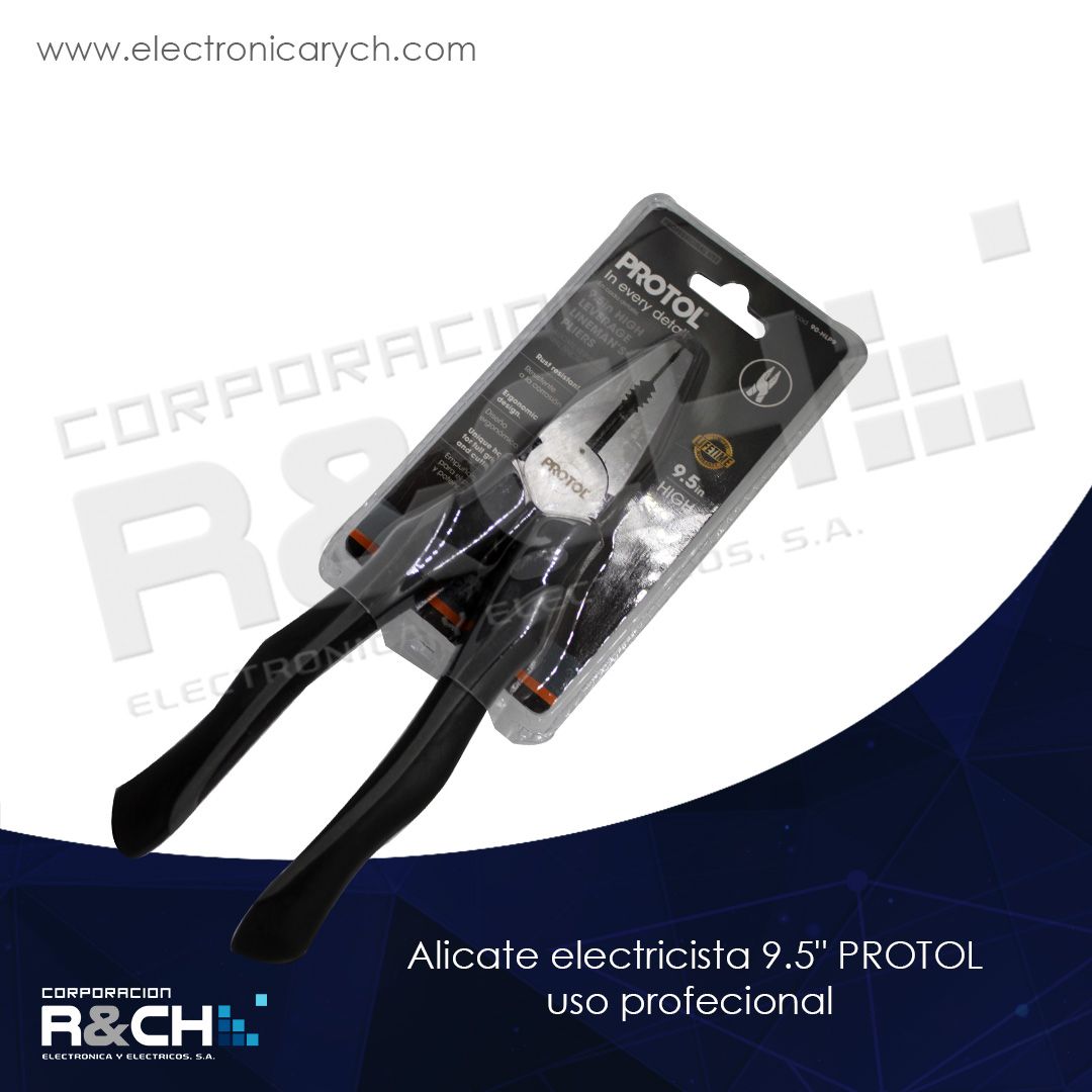 HM-90-HLP9 alicate electricista 9.5&quot; PROTOL uso profecional