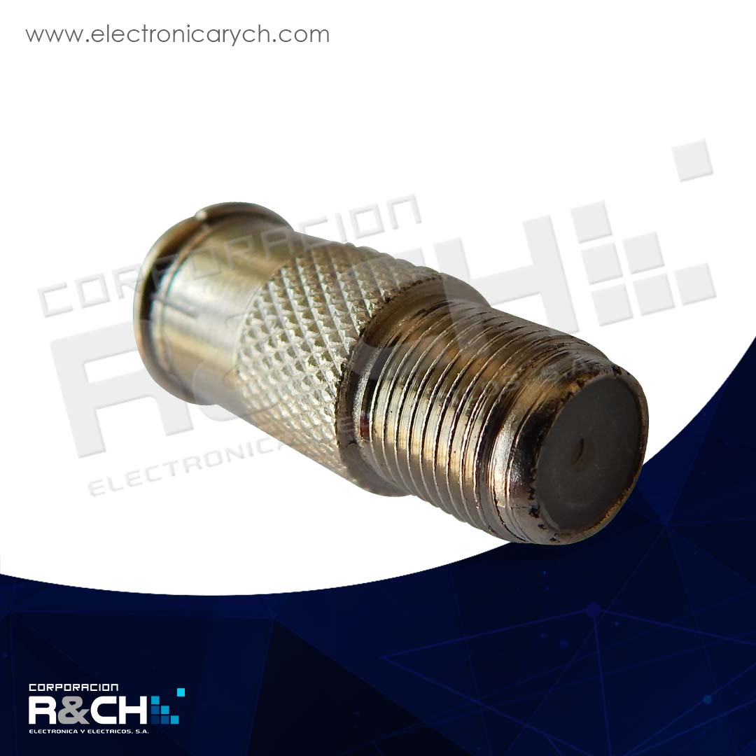 F-89 adaptador hembra coaxial a &quot;Pal&quot; plug a presion