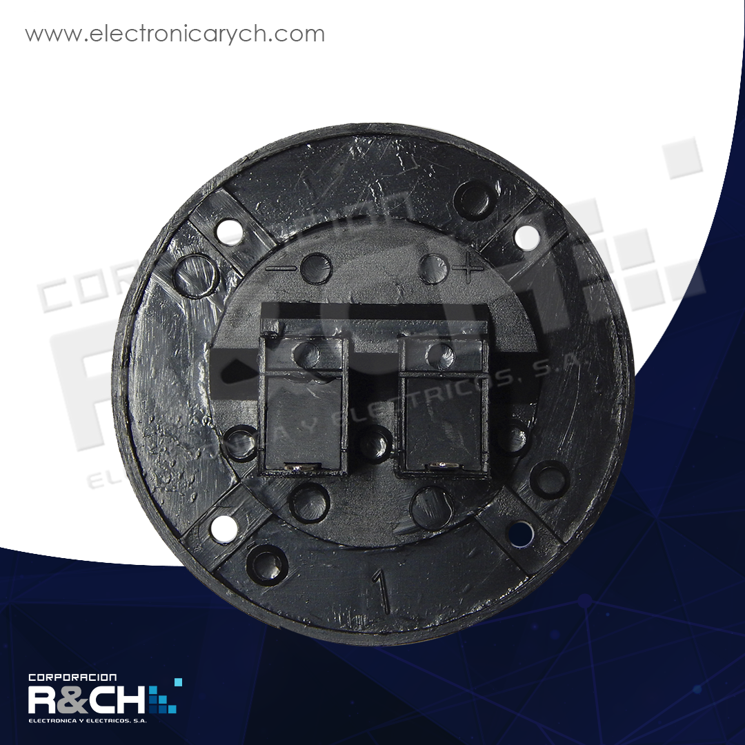 NB-508 terminal doble para bocina redonda conector a presion 3&quot;