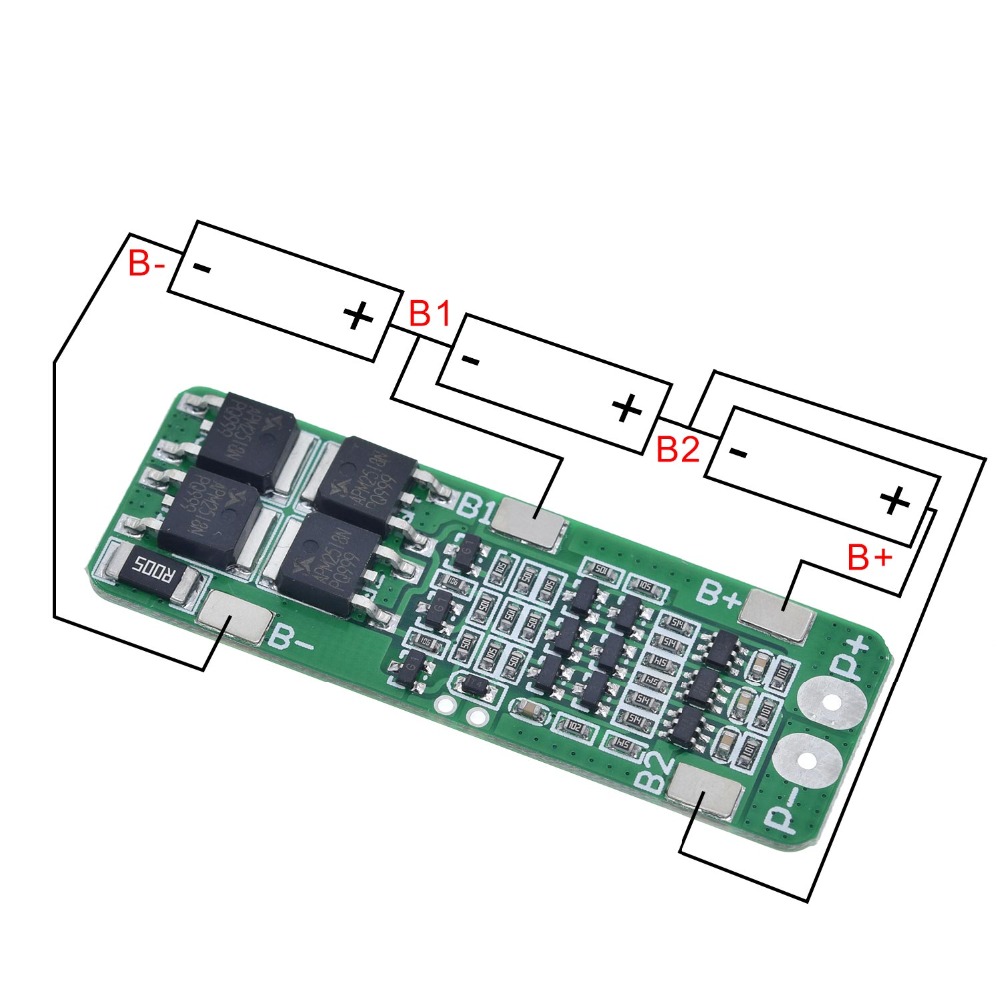 MD-3S20 modulo protector de baterias 3S 20A