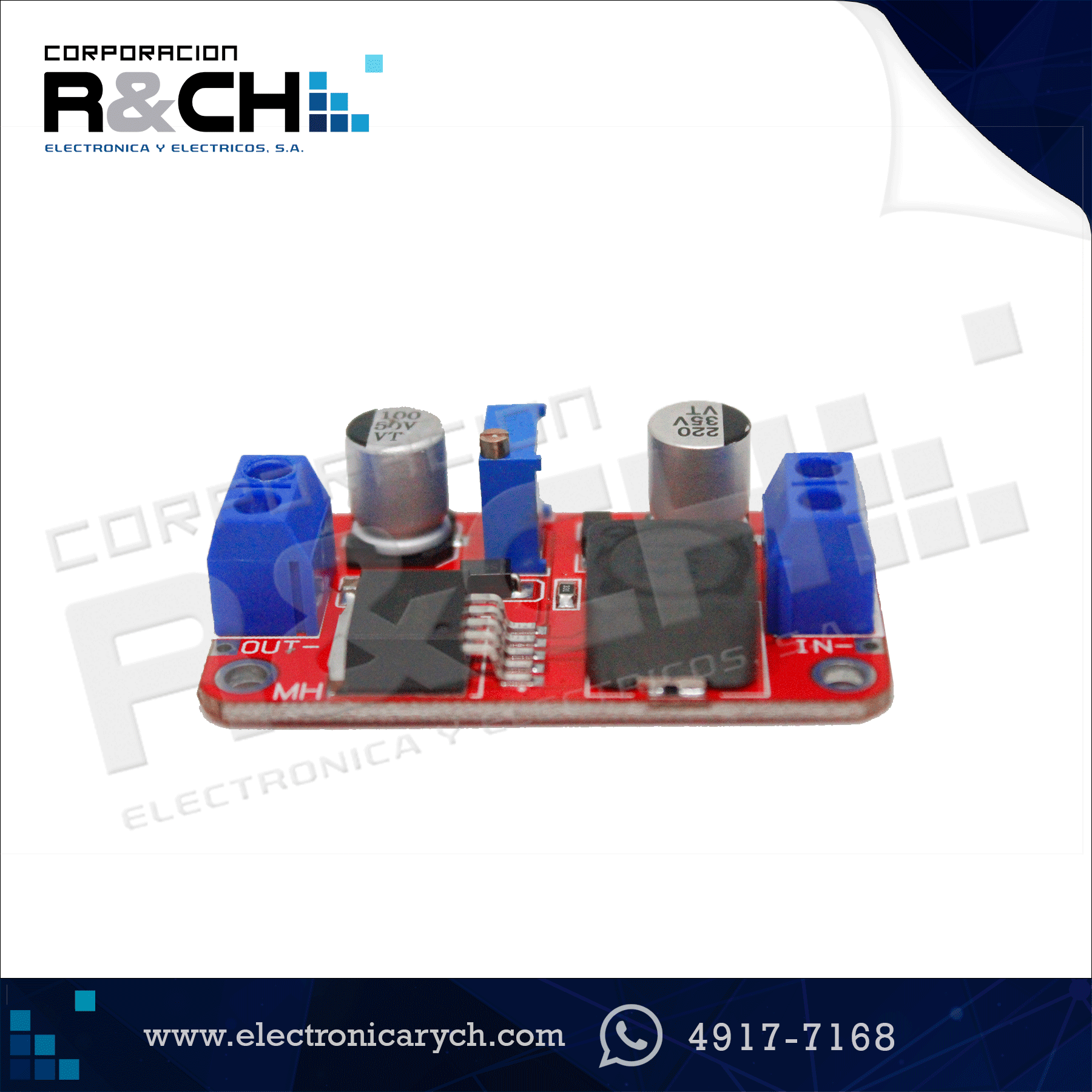 MD-6019 Modulo Elevador de Voltaje Boost DC-DC XL6019