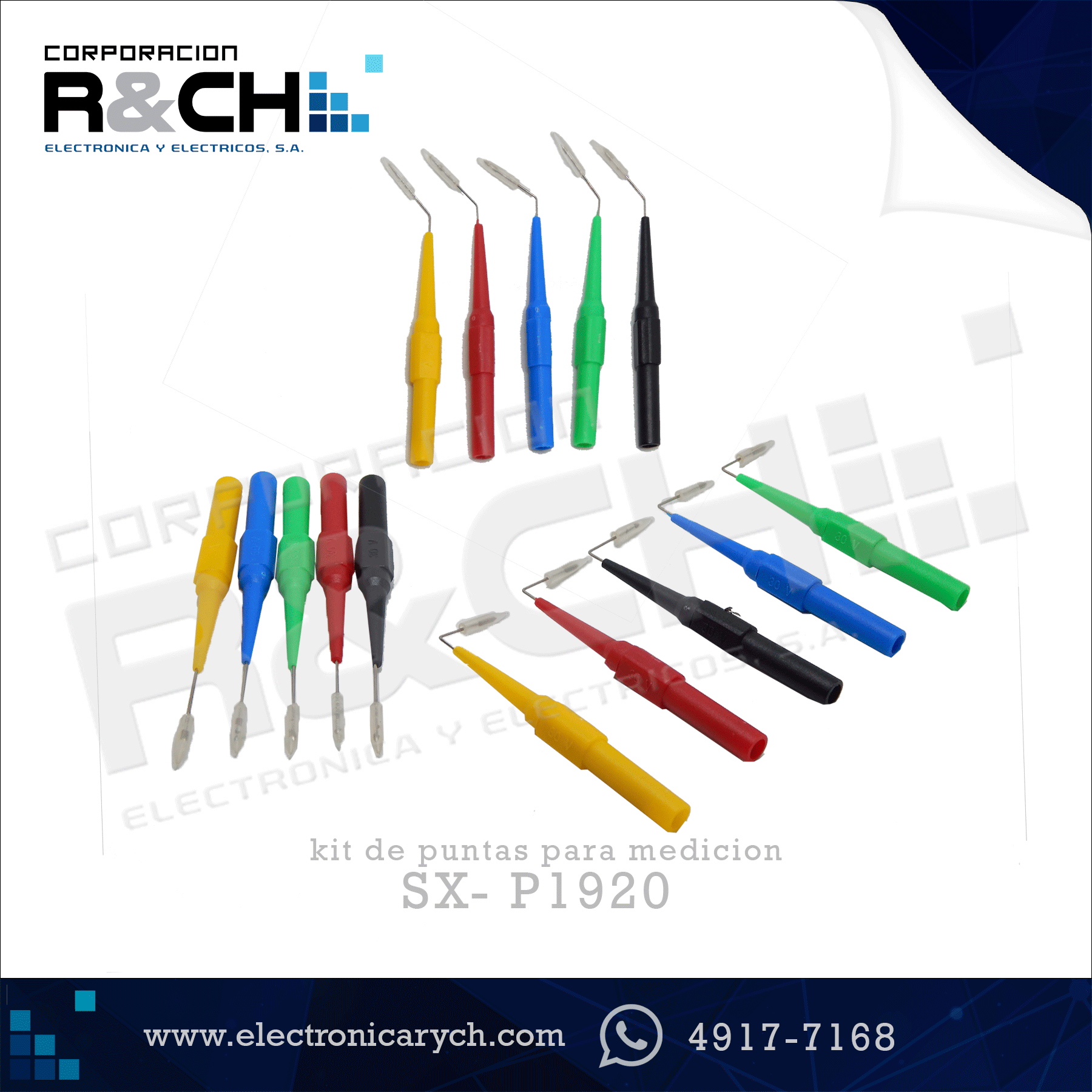 SX- P1920 kit de puntas para medicion