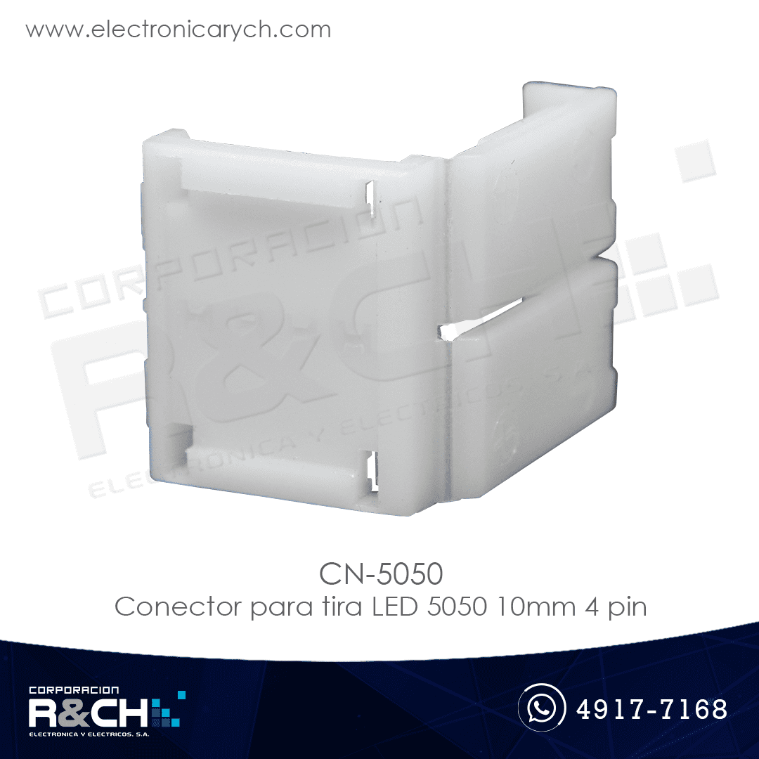 CN-5050 conector para tira LED 5050 10mm 4 pin