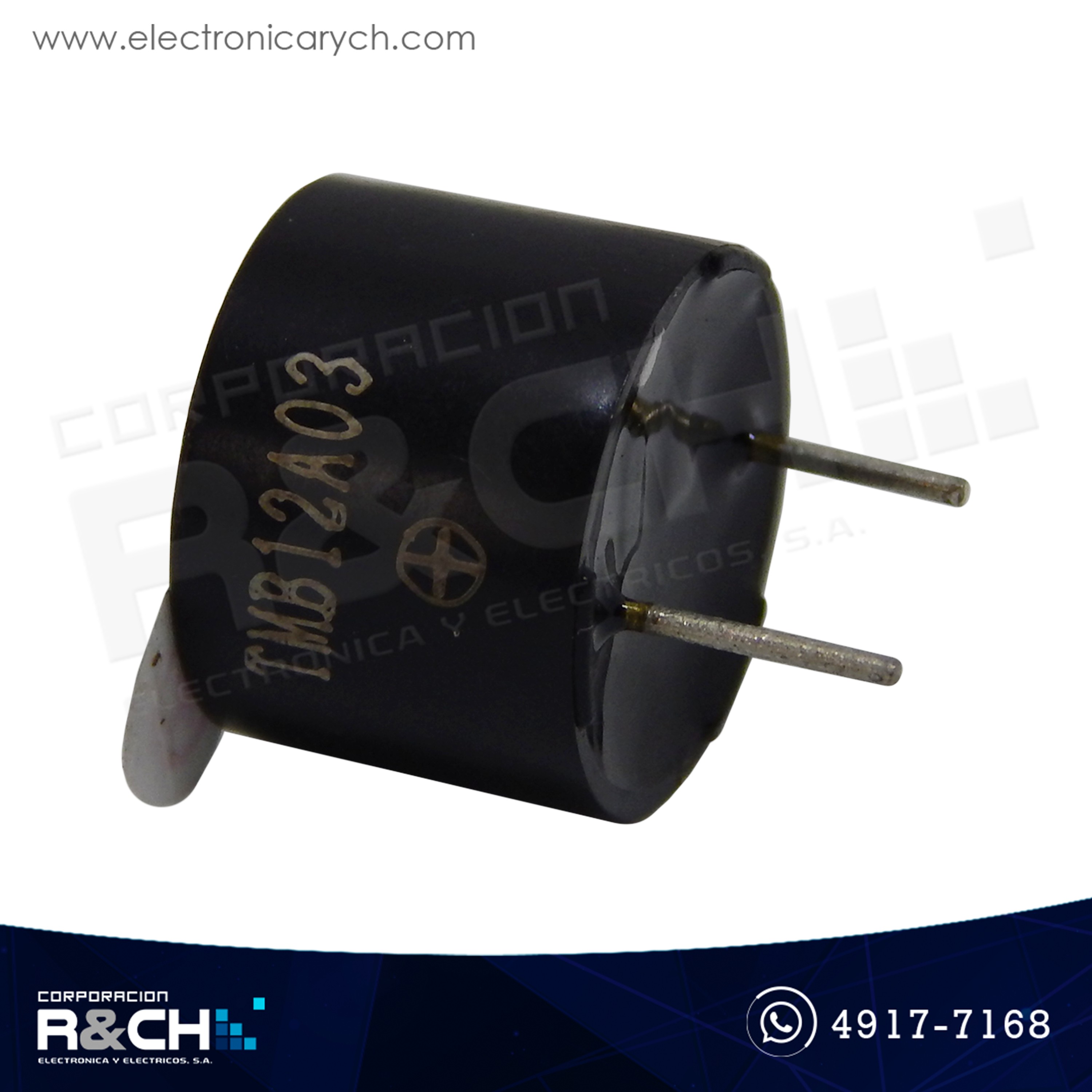 BZ-1215S buzzer Activo mini 5VCD 2 pines 84dB
