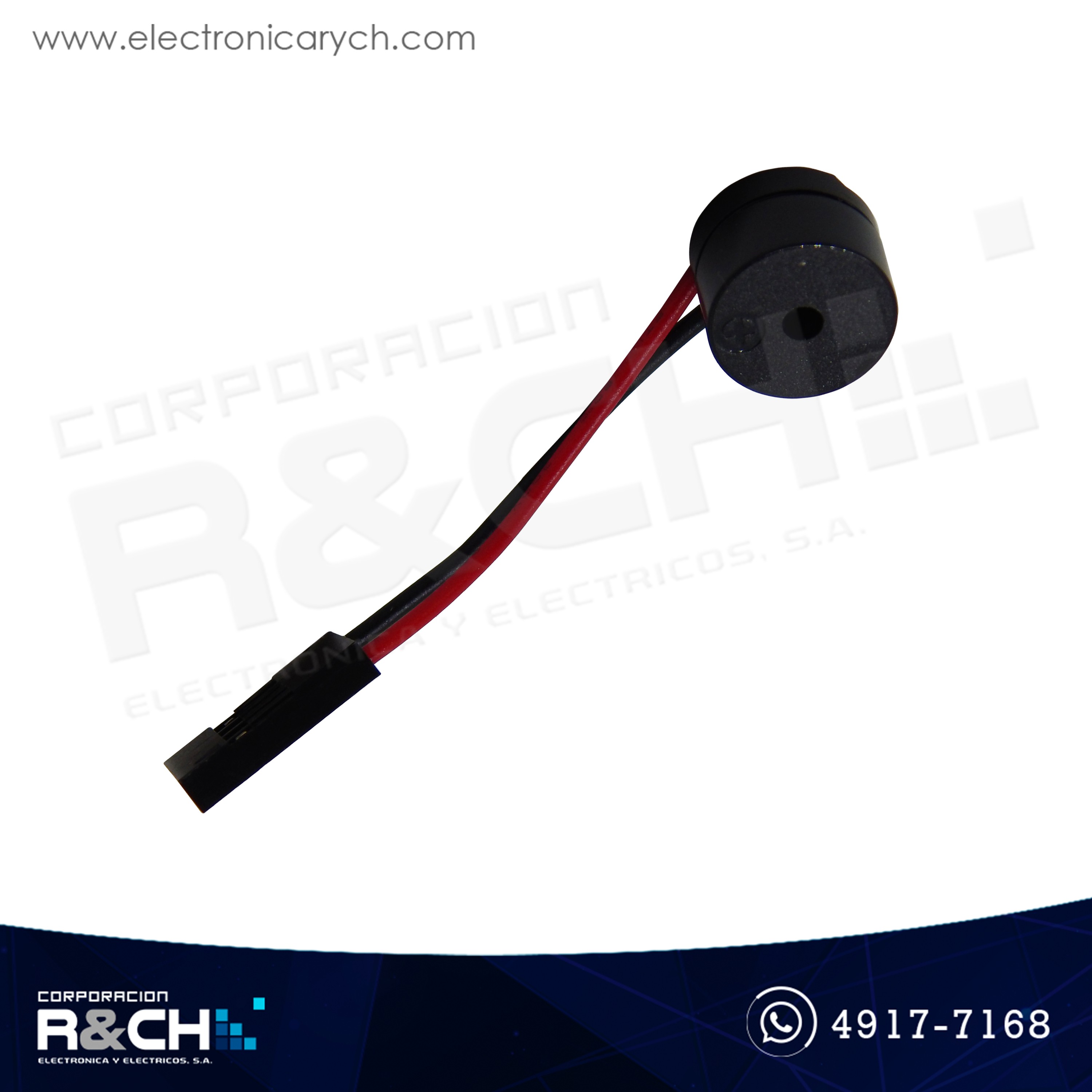 BZ-125 buzzer mini 5VCD 85dB con cable dupont