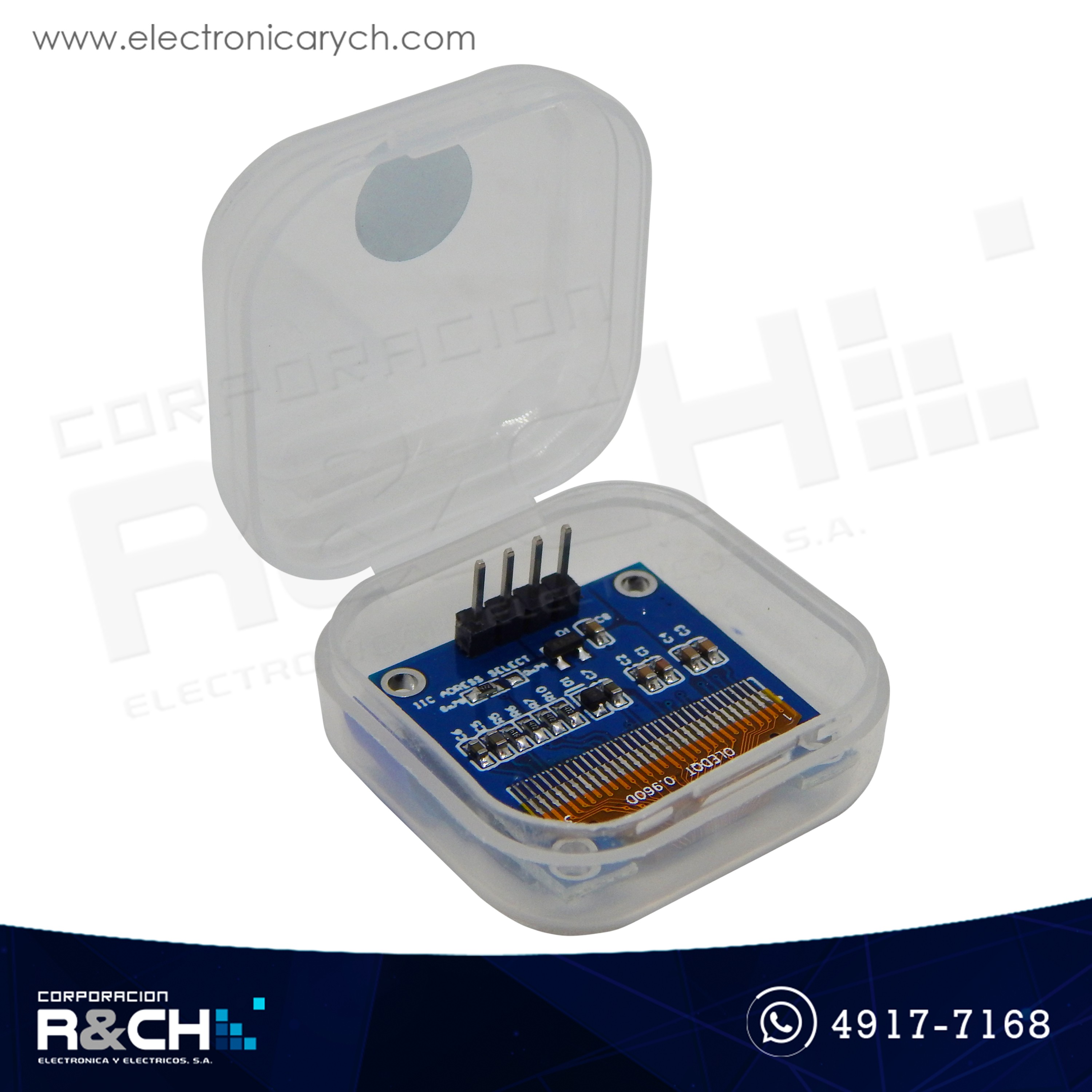 LCD-O12864 LCD Oled 128x64 0.96&quot; azul SPI