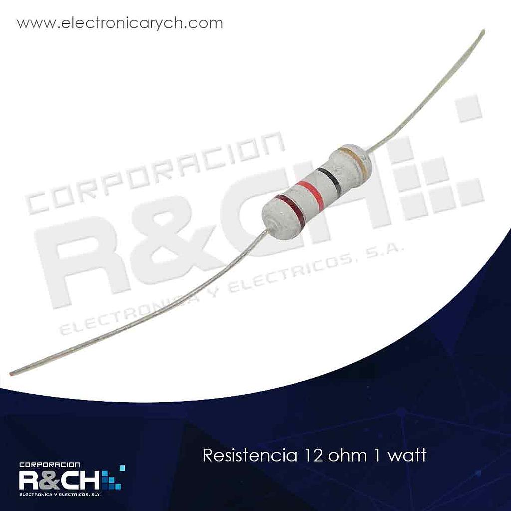 RX-12/1 resistencia 12 ohm 1 watt