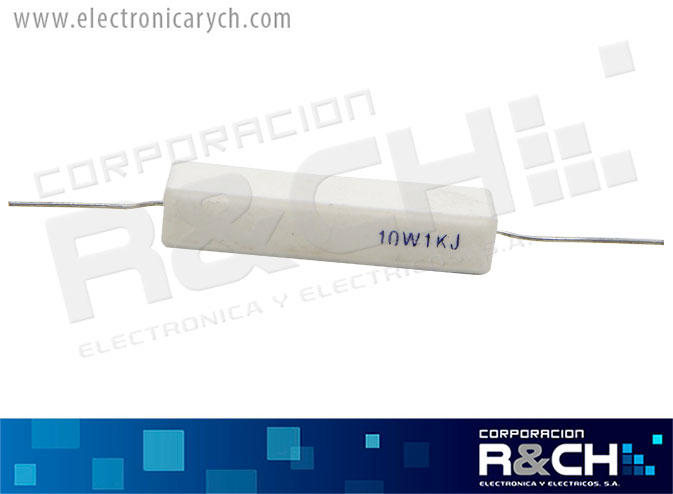 RX-1K/10 resistencia 1K ohm 10W