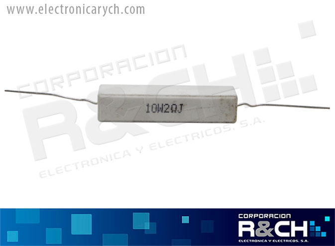 RX-2/10 resistencia 2 ohm 10W