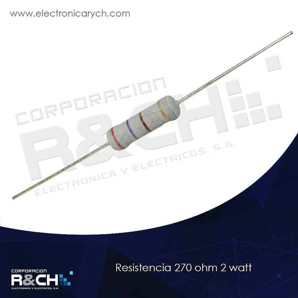 RX-270/2 resistencia 270 ohm 2 watt