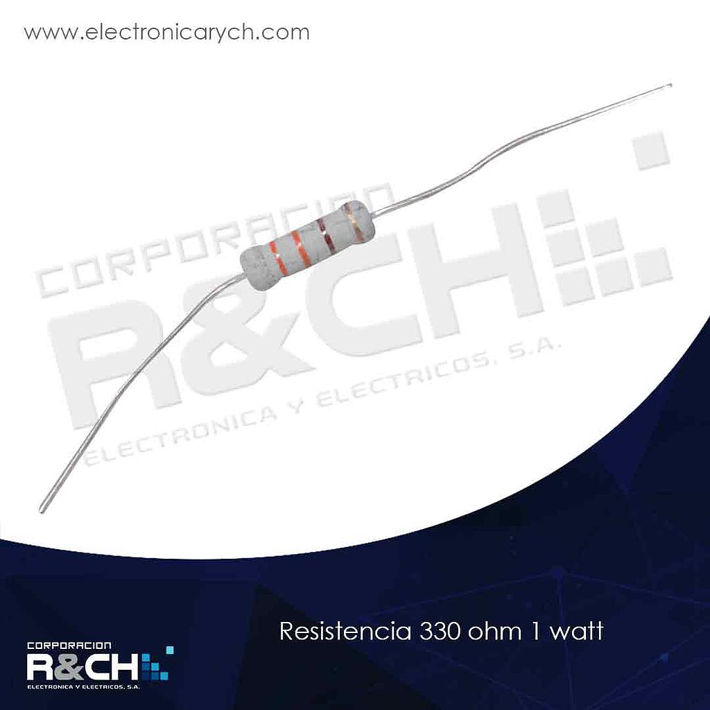 RX-330/1 resistencia 330 ohm 1 watt