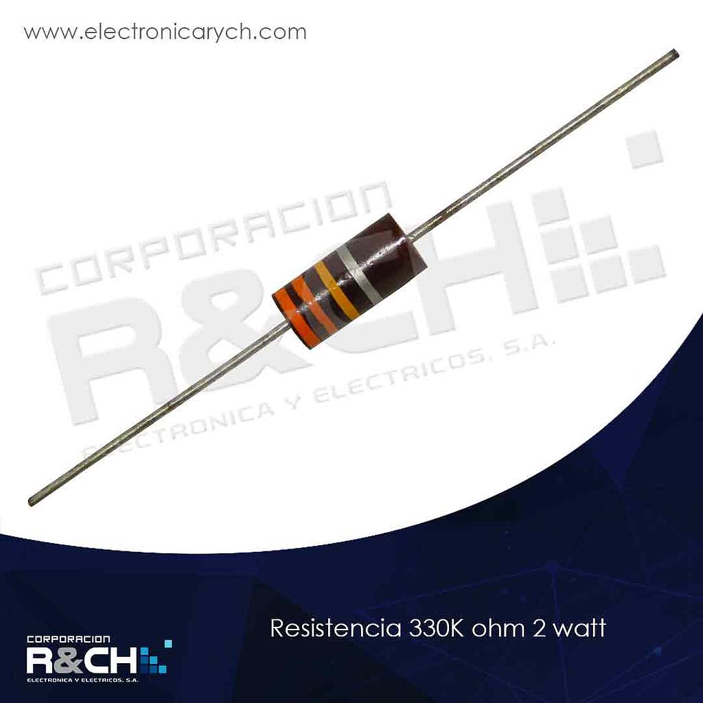RX-330K/2 resistencia 330K ohm 2 watt