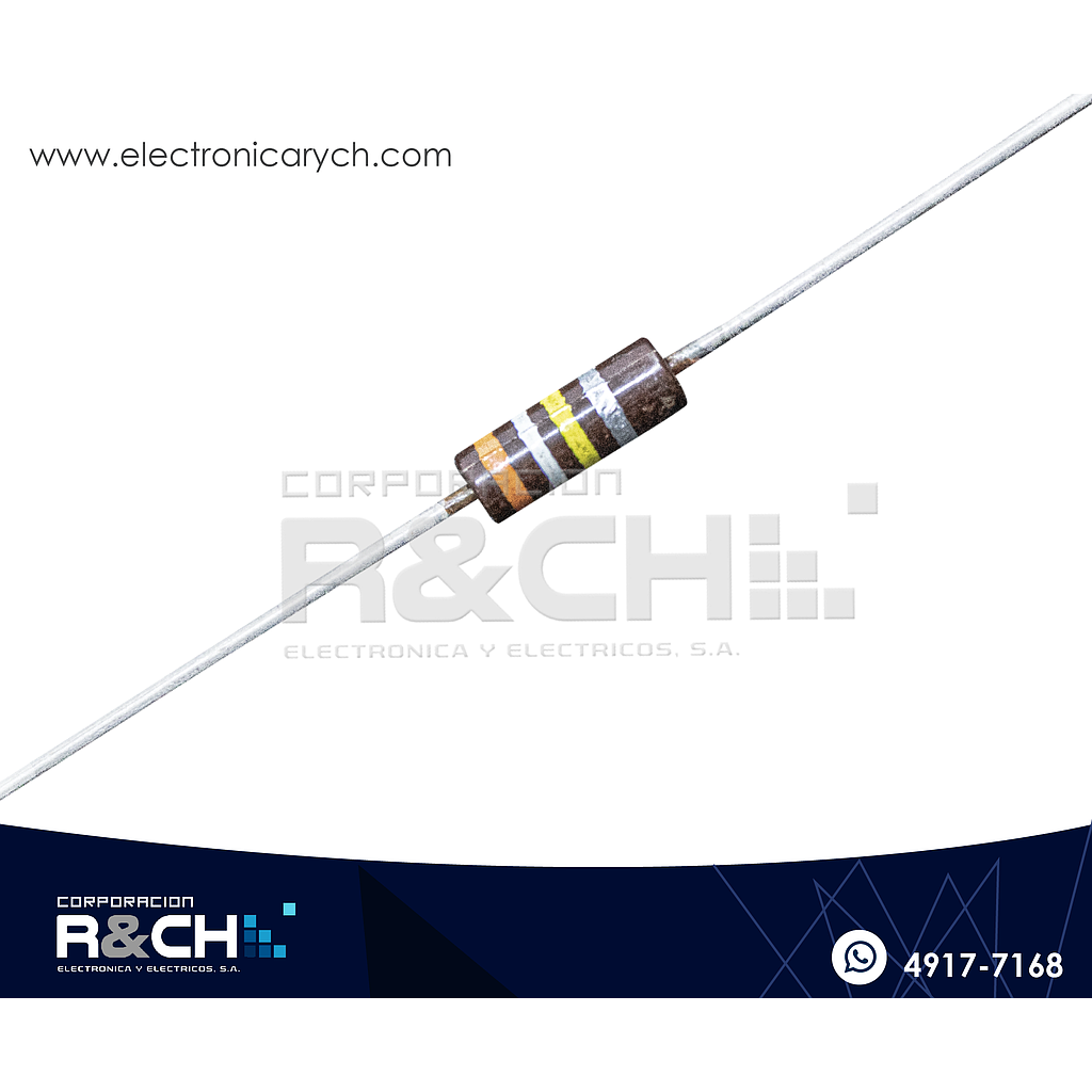 RX-390K/12 resistencia 390K ohm 1/2 watt