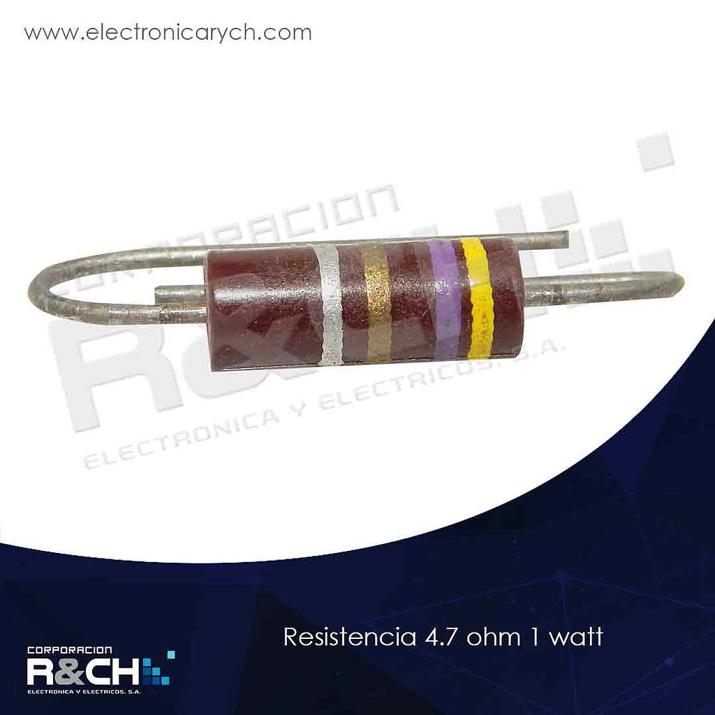 RX-4.7/1 resistencia 4.7 ohm 1 watt