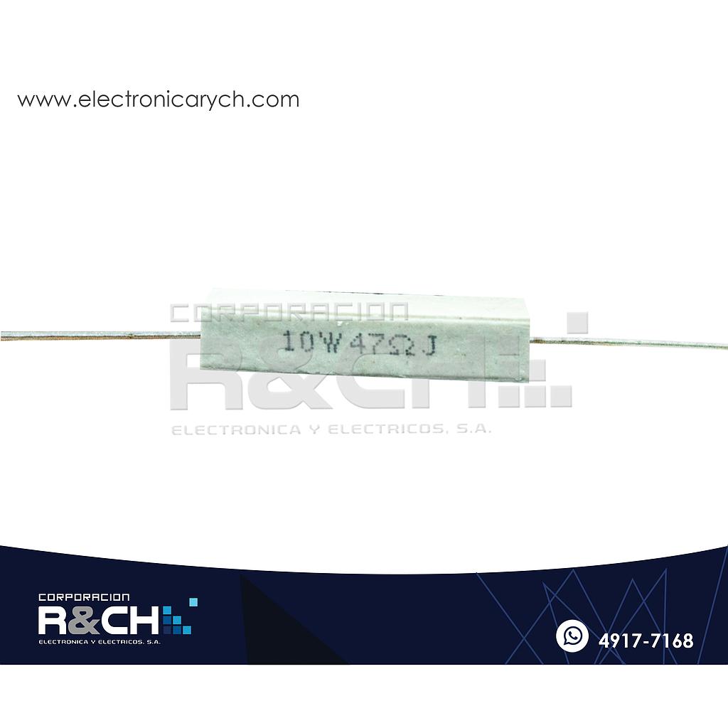 RX-47/10 resistencia 47 ohm 10W