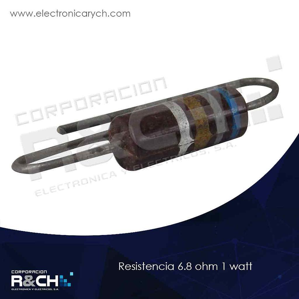 RX-6.8/1 resistencia 6.8 ohm 1 watt
