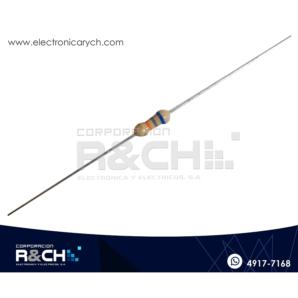 RX-68K/14 resistencia 68K ohm 1/4 watt