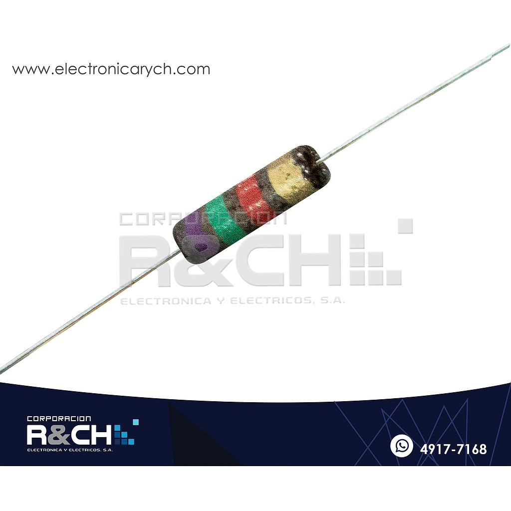 RX-7.5K/12 resistencia 7.5K ohm 1/2 watt