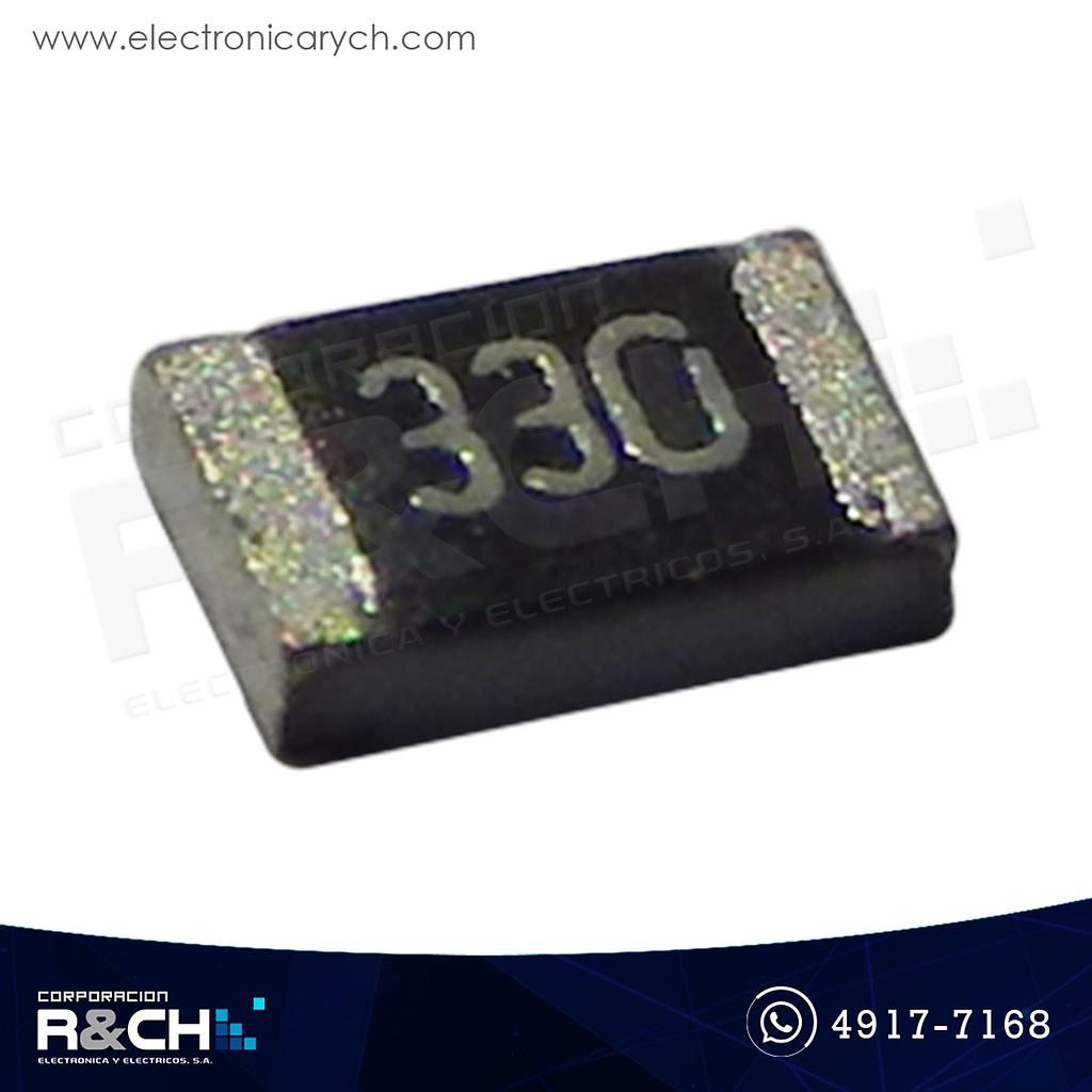 R0805-33 Resistencia 33 ohm 1/8W SMD