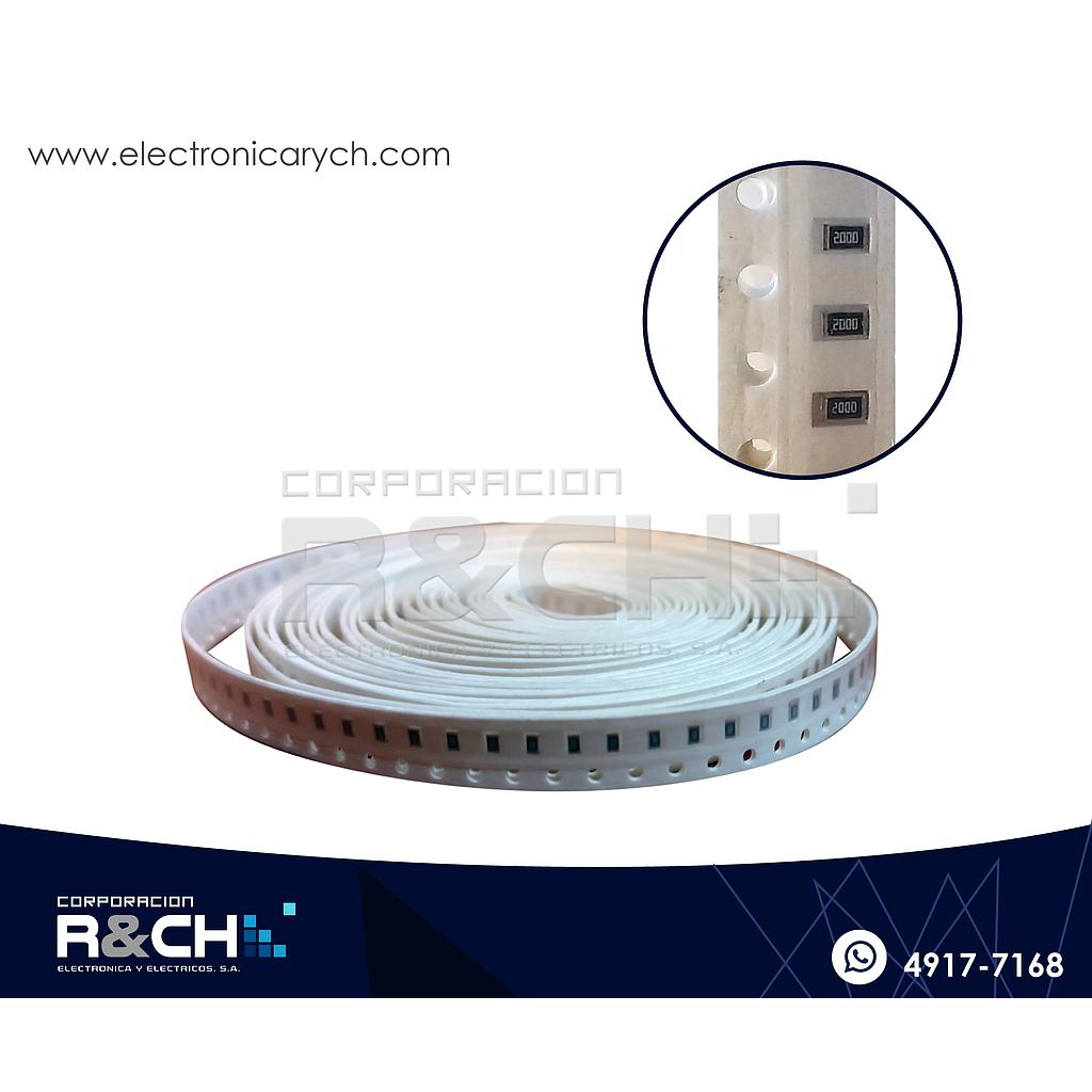 R0805-200 resistencia 200 ohm 1/8W SMD