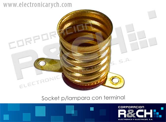 SK-L Socket Para lampara con Terminal E10
