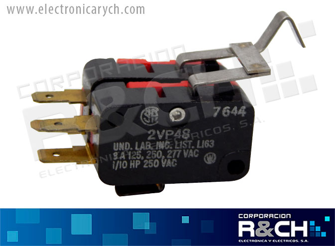 SW-04 switch pulsador 2 polos NC/NA micro swich doble