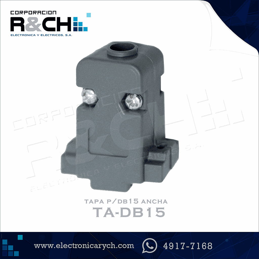 TA-DB15 tapa p/db15 ancha