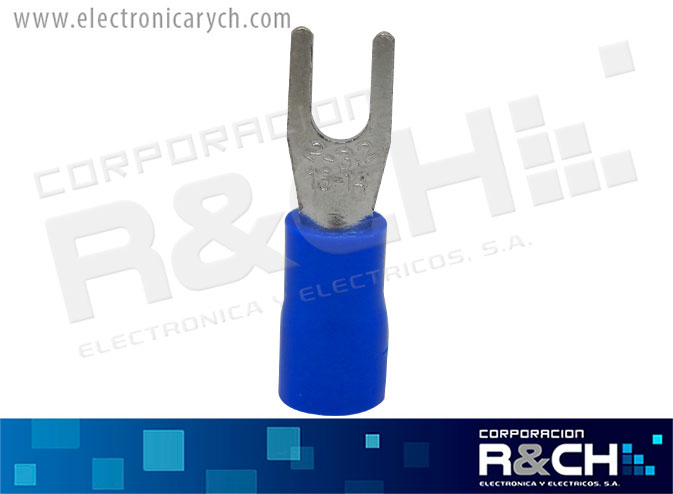 TM-24 terminal tipo U 16-14 azul No.6
