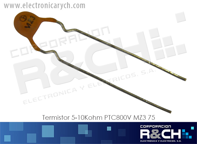 TM-P5K termistor 5-10Kohm PTC800V MZ3 75°