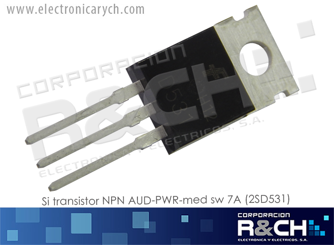 NTE196 transistor NPN Si aud-pwr med-sw 7A (2SD531)