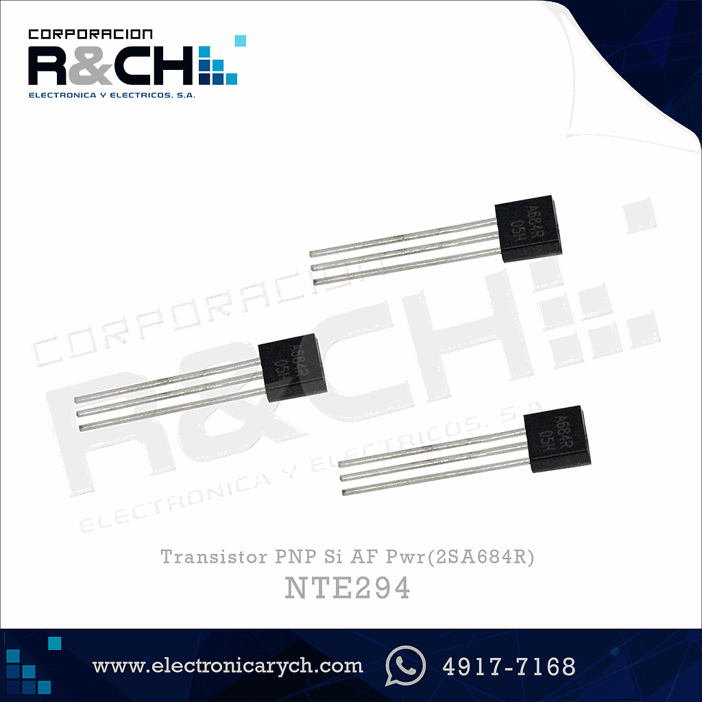 NTE294 transistor PNP Si AF Pwr(2SA684R) panasonic