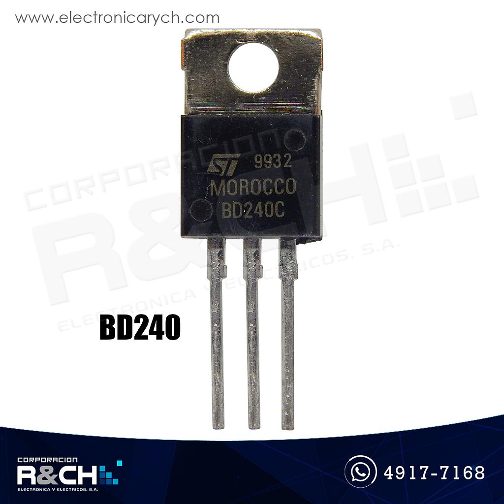 NTE332 Transistor PNP Si Audio Pwr/Sw 15A TIP42C, BD240