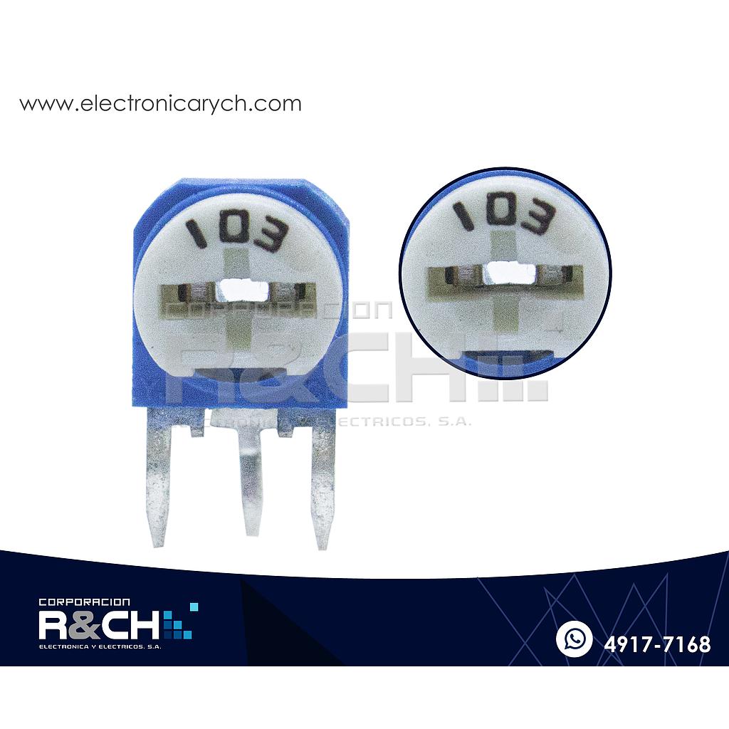 RM65-10KV trimpot 10K ohm 8mm vertical 103