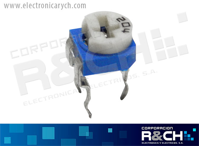 RM65-200 trimpot 200 ohm horizontal