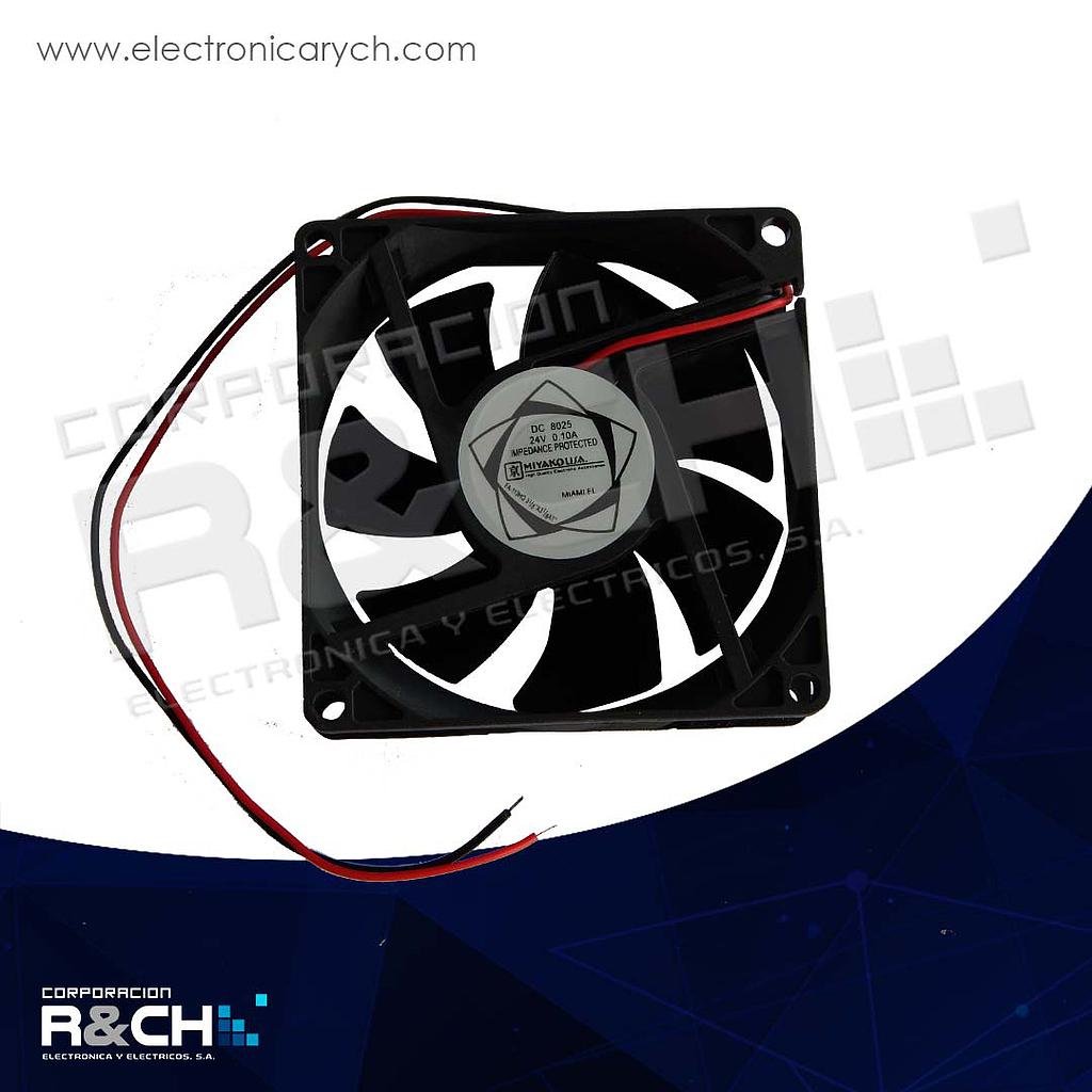 FA-113HQ Ventilador 24VCD 3X3X1&quot; Plastico Miyako