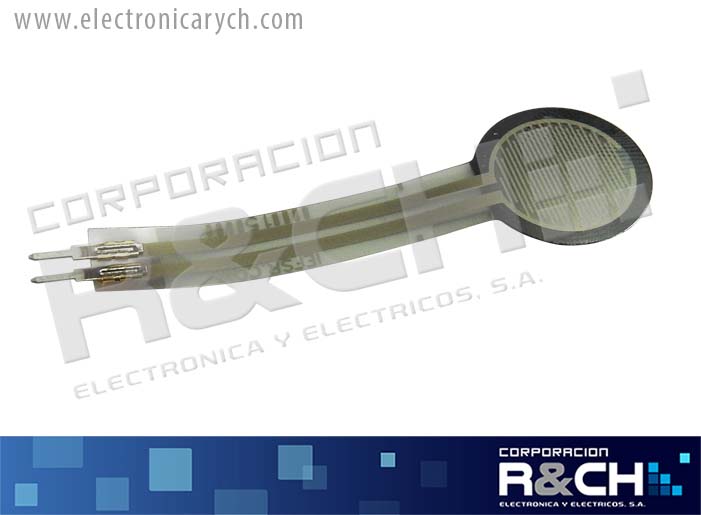 FRS402 sensor de fuerza resistivo 0.5&quot; 100g a 10Kg R=1Mohm FSR402