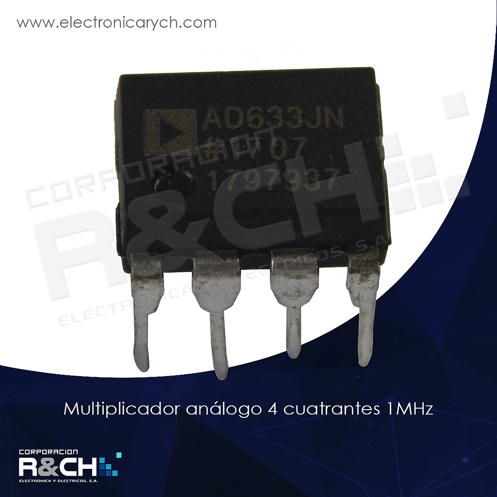 AD633JN multiplicador análogo 4 cuatrantes 1MHz, multiplicador