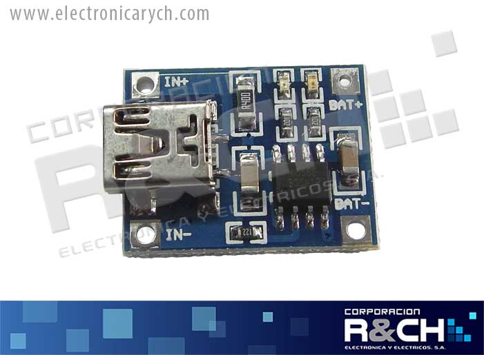 MD-TP4056 modulo cargador de bateria lithium DIY mini USB