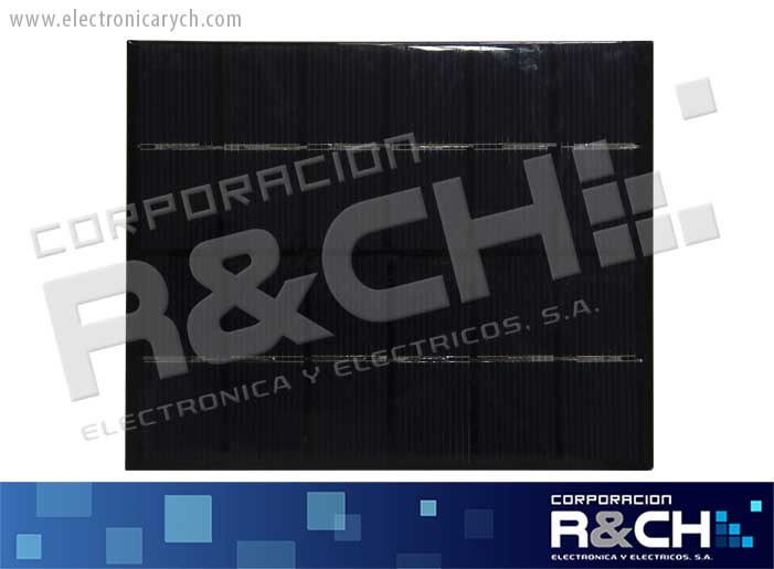 PS-6 panel solar 6V 2W 136x110mm 0.33A polycrystalline