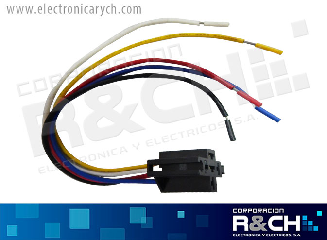SK-EA25 socket con cable para relay de 5 pines