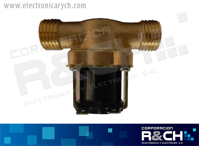SEN-VE electro valvula 12VDC NC, 1/2&quot; una dirección rosca cobre