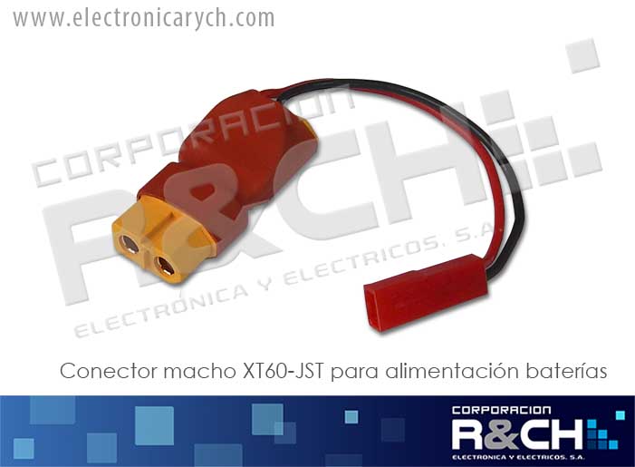 CN-JSXT60F Conector Hembra XT60-JST Para Alimentacion Baterias